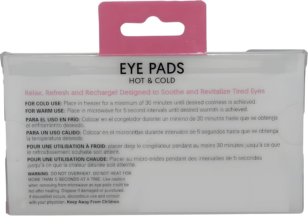 Bexter Watermelon Hot & Cold Eye Pads – Gel Eye Masks for Puffiness, Dark Circles, Migraines & Stress Relief – Reusable, Microwavable & Freezable – 2 Pads Set