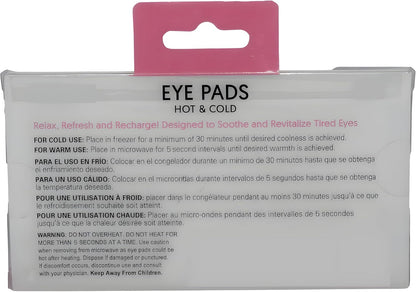 Bexter Watermelon Hot & Cold Eye Pads – Gel Eye Masks for Puffiness, Dark Circles, Migraines & Stress Relief – Reusable, Microwavable & Freezable – 2 Pads Set
