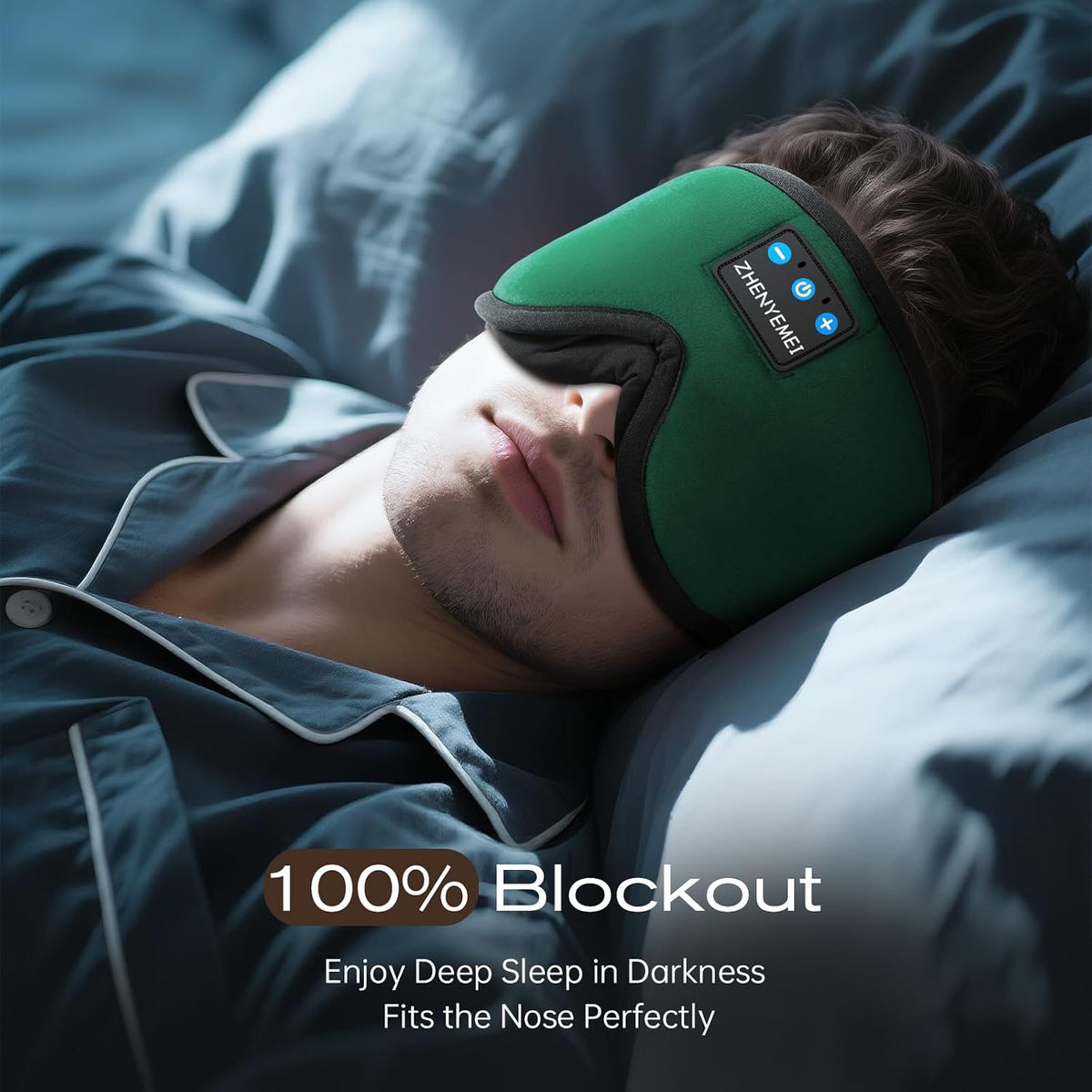 Sleep Mask with Bluetooth 5.4 Headphones, Removable 3D Eye Cups, Timing Sleeping Headphones for Side Sleepers, Wireless Music Eye Mask Speakers for Men, Women, Tech Gifts, Pink