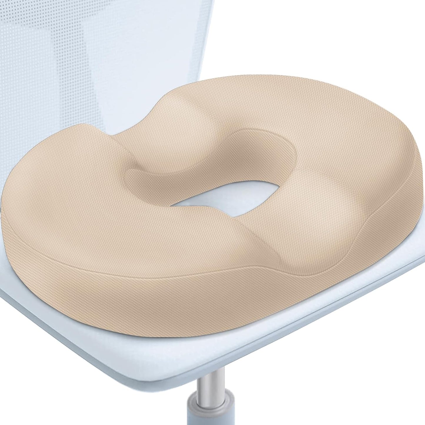 BlissTrends Donut Pillow Seat Cushion, Memory Foam Lifting Cushions(Black) | Donut Chair Cushions for Postpartum Pregnancy & Hemorrhoids,Tailbone Pain Relief Cushion for Office&Home Chairs