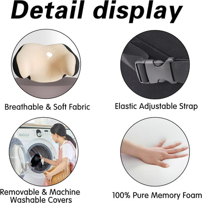 SPRFUFLY Make Relaxing Car Headrest Pillow, Car Neck Pillow for Driving