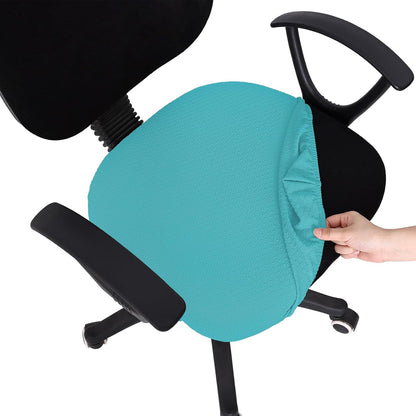 Smiry Office Computer Chair Armrest Covers, 2PCs Anti-dust Arm Rest Pad | Removable Washable Desk Chair Arm Pad Covers, Grey