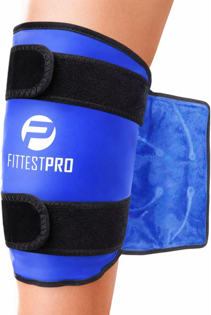 Fittest Pro Ankle Ice Pack Wrap for Swelling, Ice Pack for Injuires Reusable Cold Pack Wrap Hot Cold Therapy Ankle Ice Wrap for Sprained Ankles, Achilles Tendonitis
