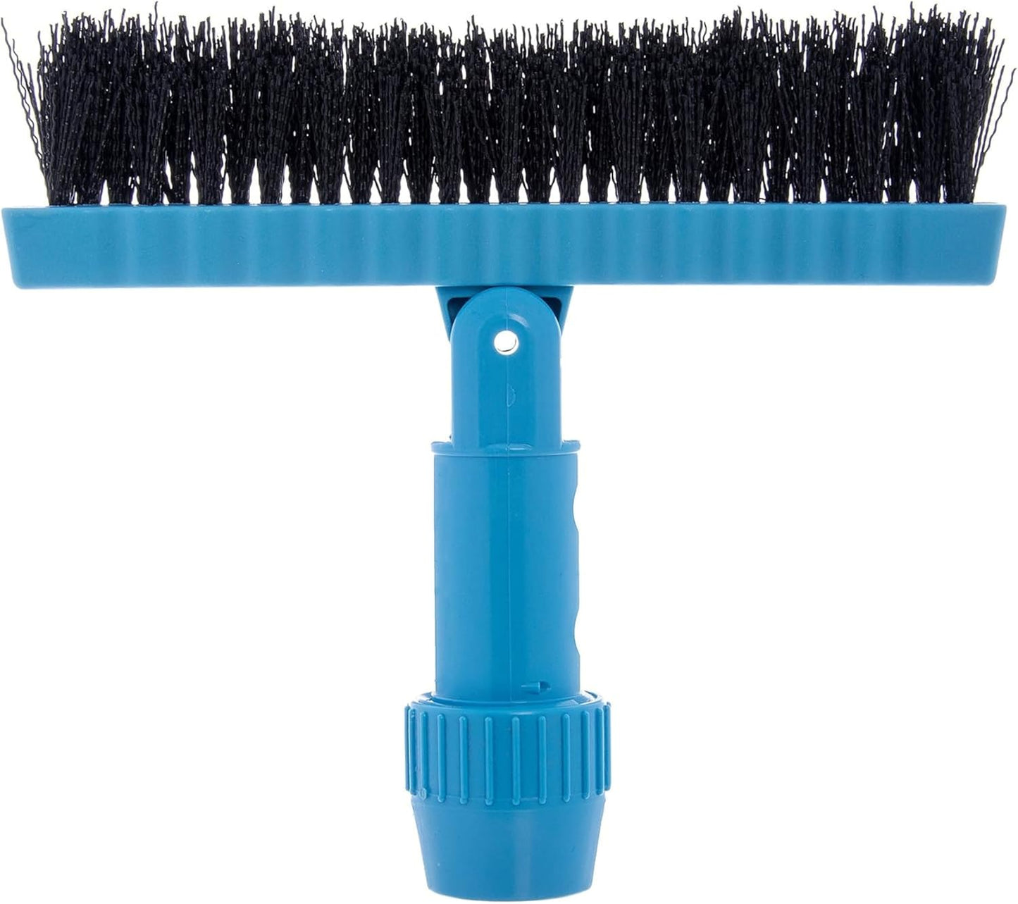 Carlisle Food Service Products Grout Line Brush with Swivel Head and Nylon Bristles for Cleaning Corners and Tile in Bathroom and Kitchen, 7.5", 1 Count, Black