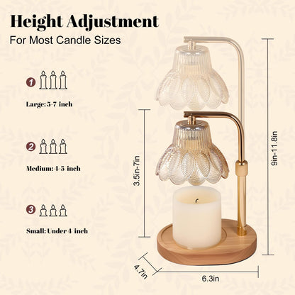 Candle Warmer Lamp with Timer,Birthday Gifes for Women and House Warming