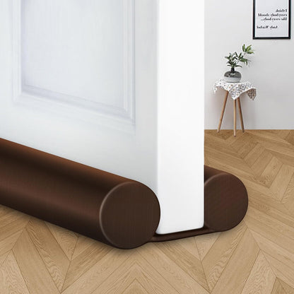 MAXTID Under Door Draft Stopper for Bottom of Doors 38" Black | Door Blocker Noise Reduce Light Cold Air Guard Breeze Sound Proof Door Sweep Door Seal Insulation Strip Gap Filler