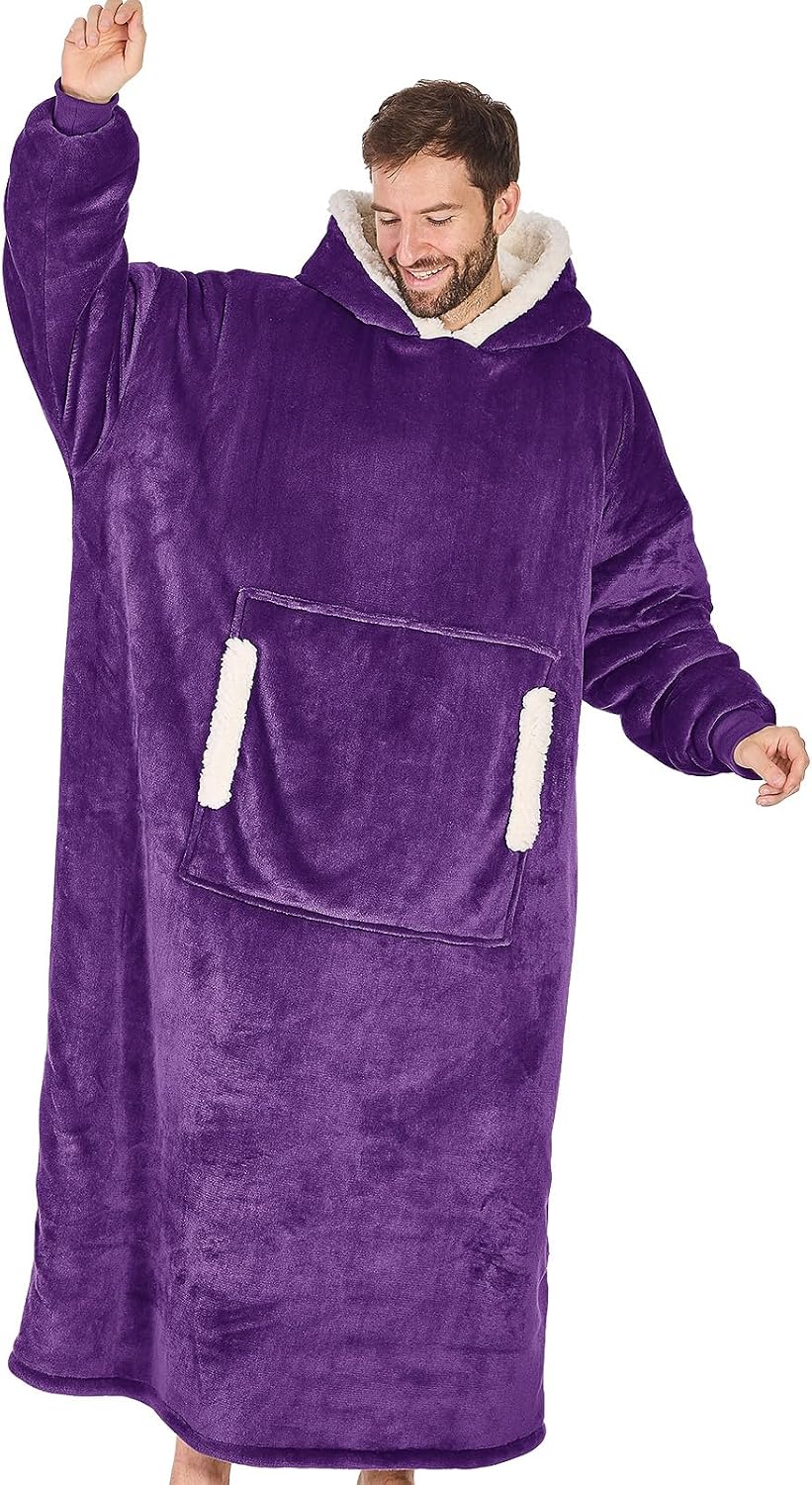yescool Wearable Blanket Hoodie as Christmas Birthday Gifts for Women Mom - Colors A