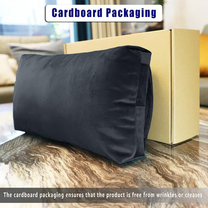 Adjustable Headrest Pillow for Recliners and Armchairs - Non-Slip Velvet Cushion for Neck Support and Pain Relief (Gray)
