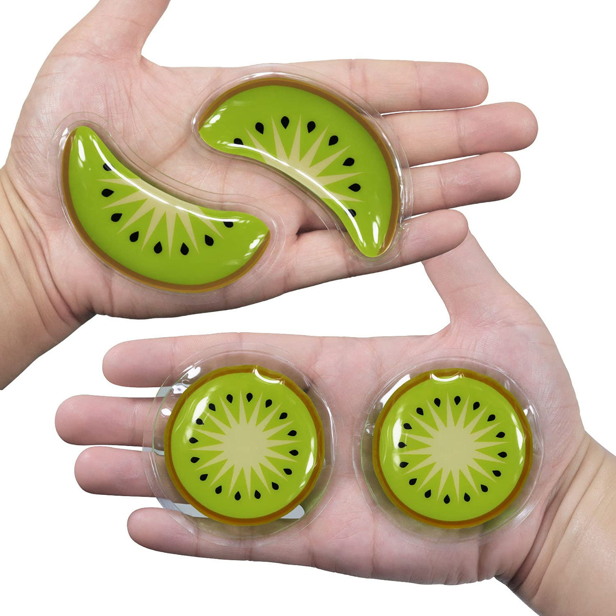 ZNÖCUETÖD Gel Ice Pack Reusable Cooling Eye Pads and Under Eye Patches