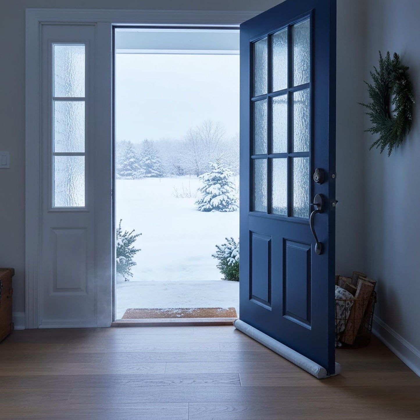 Door Draft Stopper Bottom Seal Strip | Energy-saving weather stripping for doors. Adjustable door sweeps & draft blockers. Noise-blocking door seal insulation.