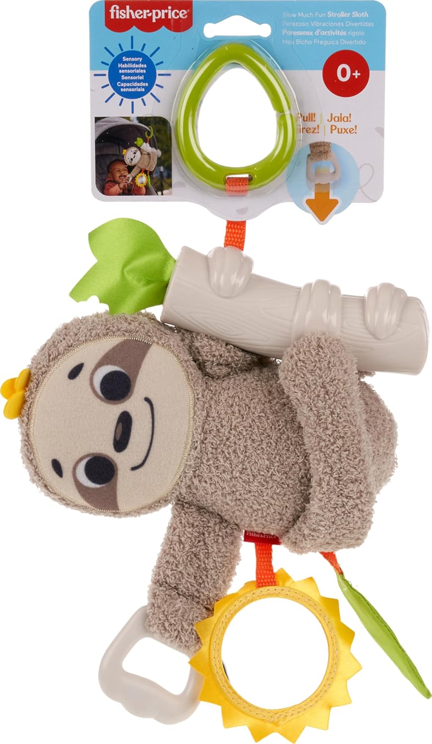 Fisher-Price Baby Toy On-the-Go Koala Soother, Plush Portable Sound Machine with White Noise & Music for Newborns Ages 0+ Months