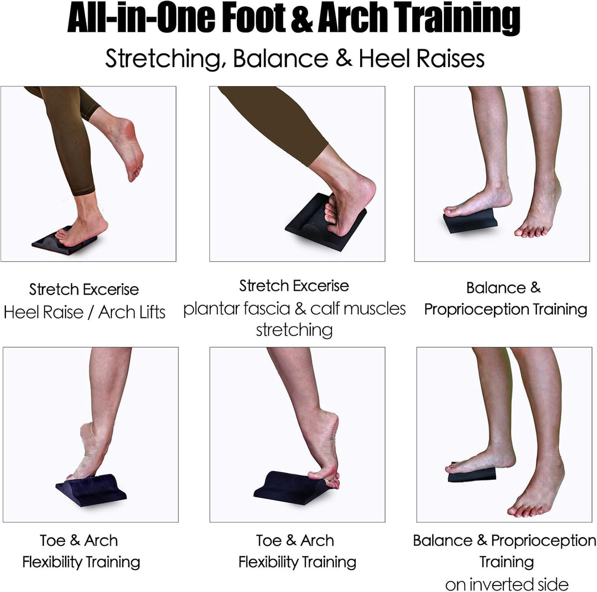 Plantar Fasciitis Relief Foot Stretching Pad for Plantar Fasciitis and Achilles tendonitis Relief Strengthening and Mobility Tool Improve Big Toe Flexibility Calf Stretcher for Foot Pain Recovery