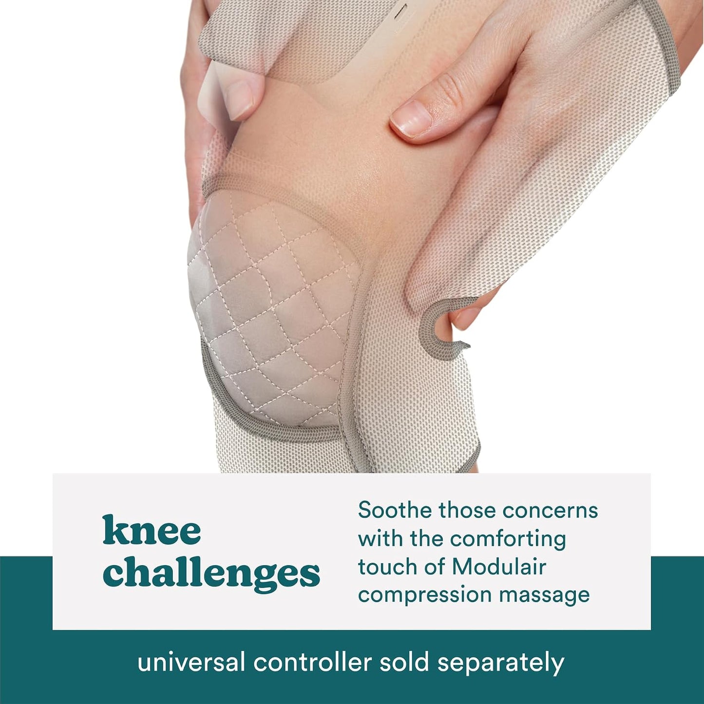 HoMedics Modulair Compression Calf Wrap Massager – Overlapped Compression Therapy with 4 Programs, Adjustable Intensity, Heat Settings, (Battery Sold Separately)