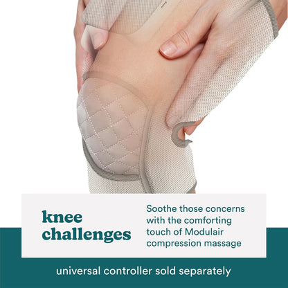 HoMedics Modulair Compression Calf Wrap Massager – Overlapped Compression Therapy with 4 Programs, Adjustable Intensity, Heat Settings, (Battery Sold Separately)