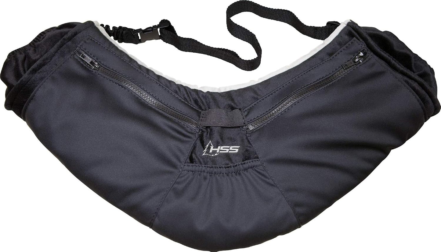 Hunter Safety System Muff-Pak: Polar Fleece Hand Warmer, Front and Back Pockets, Ergonomically Correct Hunting Gear, Perfect for Hunting or Camping