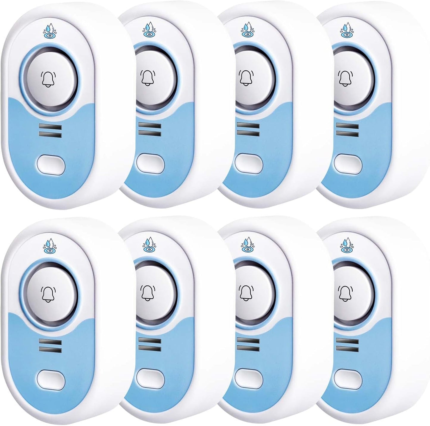 LSENTLY Water Leak Detector Supports 5 Years Standby Time, LED Indicator & 100dB Leak Alarm & Low Battery Reminder Water Alarm, IP66 Waterproof for Home, 3 Pack (Cannot Connect Wi-Fi)