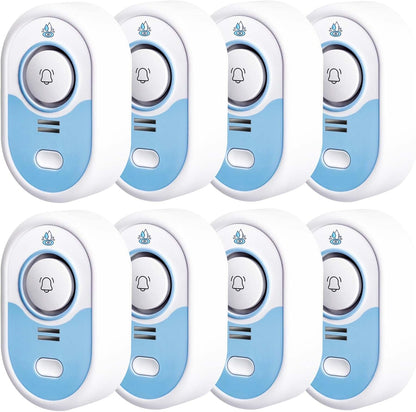 LSENTLY Water Leak Detector Supports 5 Years Standby Time, LED Indicator & 100dB Leak Alarm & Low Battery Reminder Water Alarm, IP66 Waterproof for Home, 3 Pack (Cannot Connect Wi-Fi)