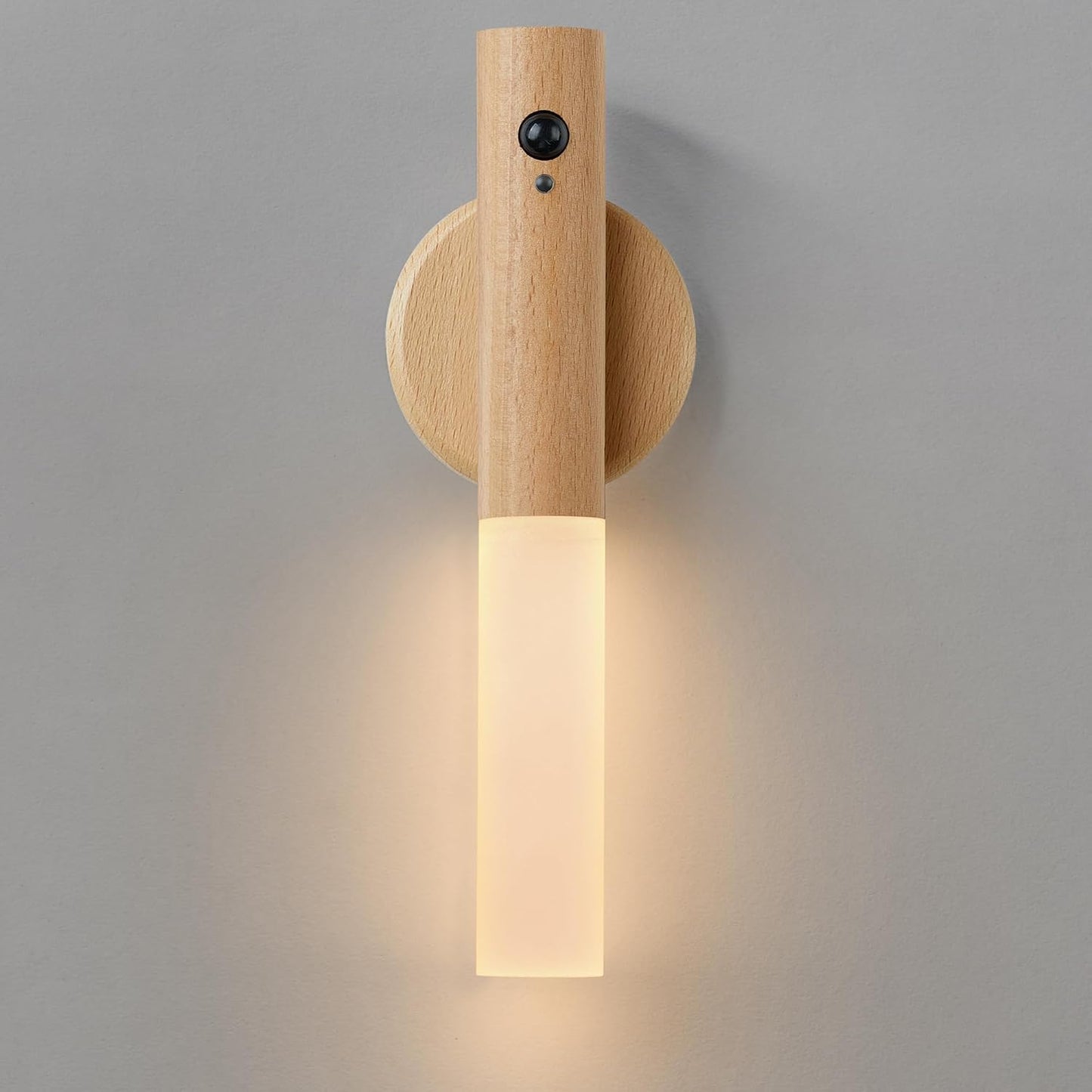 Montford Wall Sconces Set of Two Battery Operated, Motion Sensor Night Light Magnetic Wall Light Rechargeable, Peel and Stick Lights for Hallway