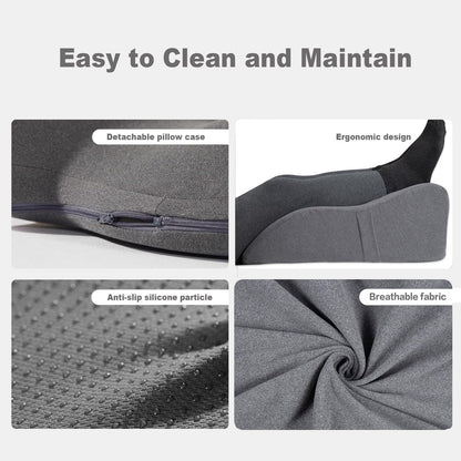itcozy Leg Elevation Pillow with Soft Memory Foam, Wedge Pillow for Reading, Rest, Surgery, Relieves Back, Swelling, Hip, Knee Pain and Improves Blood Circulation