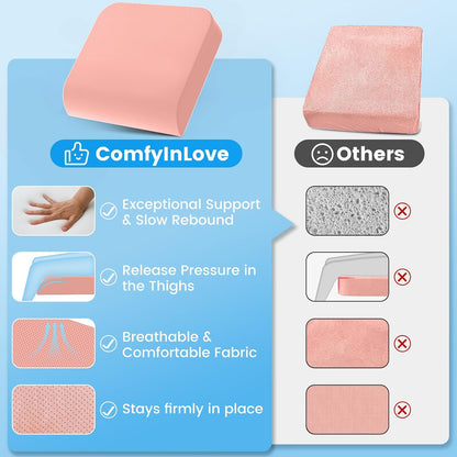 Wheelchair Seat Cushion Cooling Gel Memory Foam Chair Cushion