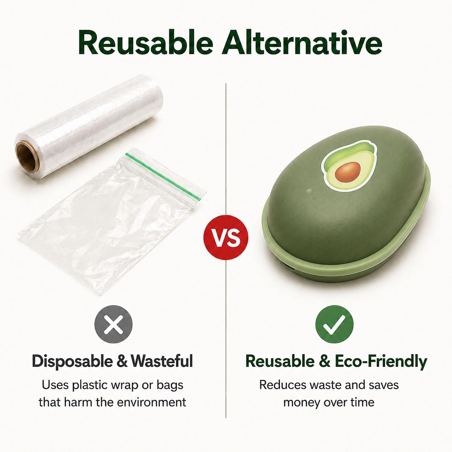 Avocado Keeper Saver Avocado Storage Containers With Lid | Onion Avocado Tomato Saver Fruit vegetable Holder Storage (Avocado Holder)