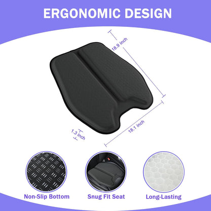 Soft Thin Gel Seat Cushion with 1 Inch Gel - Sciatica Relief