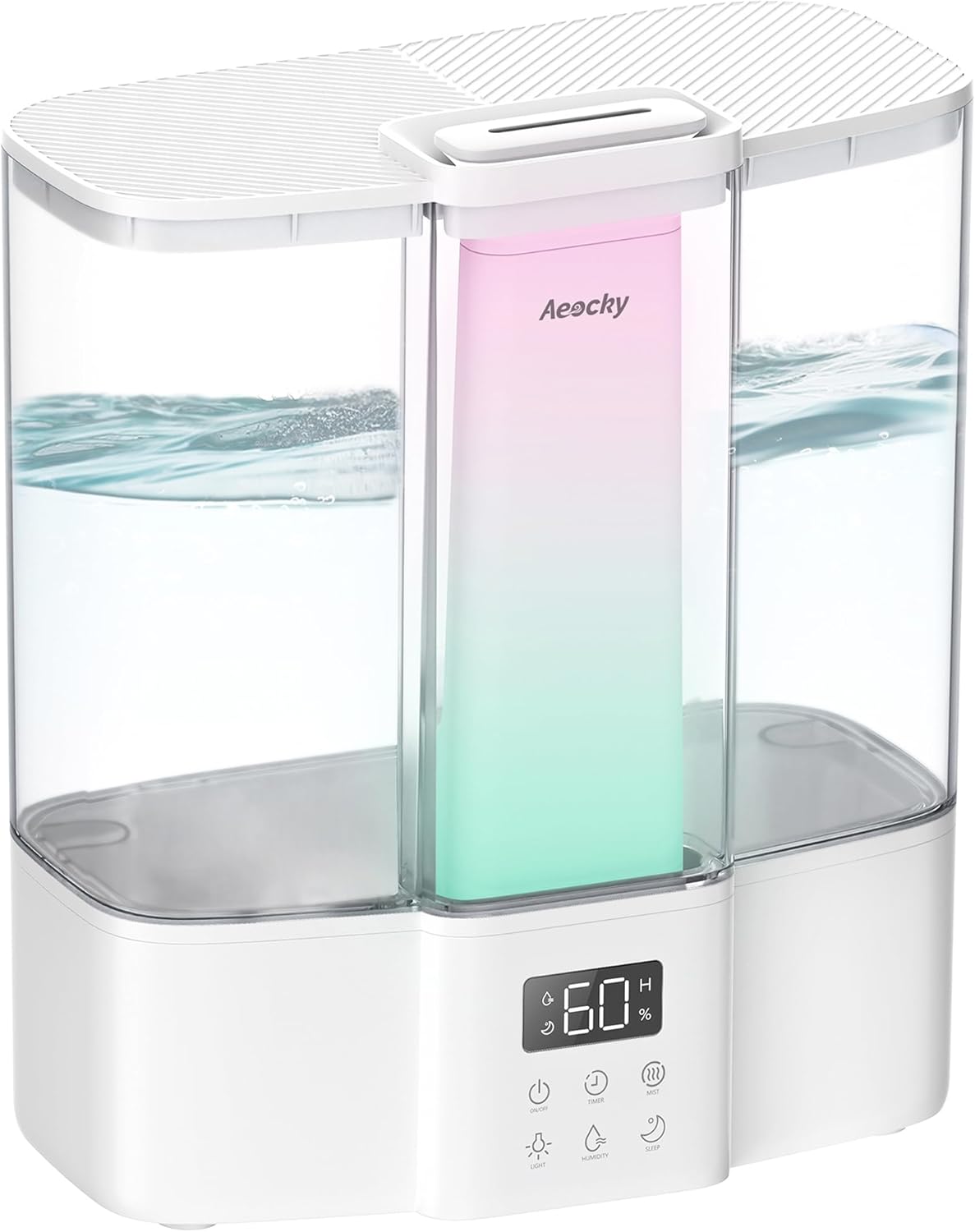 AEOCKY 4L Top-Fill Cool Mist Humidifier,Geek-Level Ultrasonic Humidifier