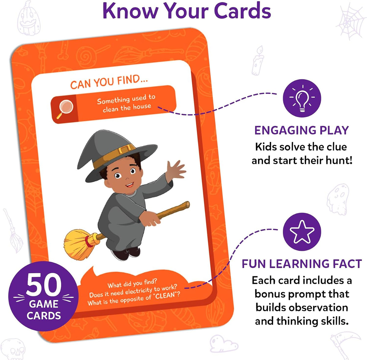 Skillmatics Found It Indoor – Scavenger Hunt Card & Board Game for Kids