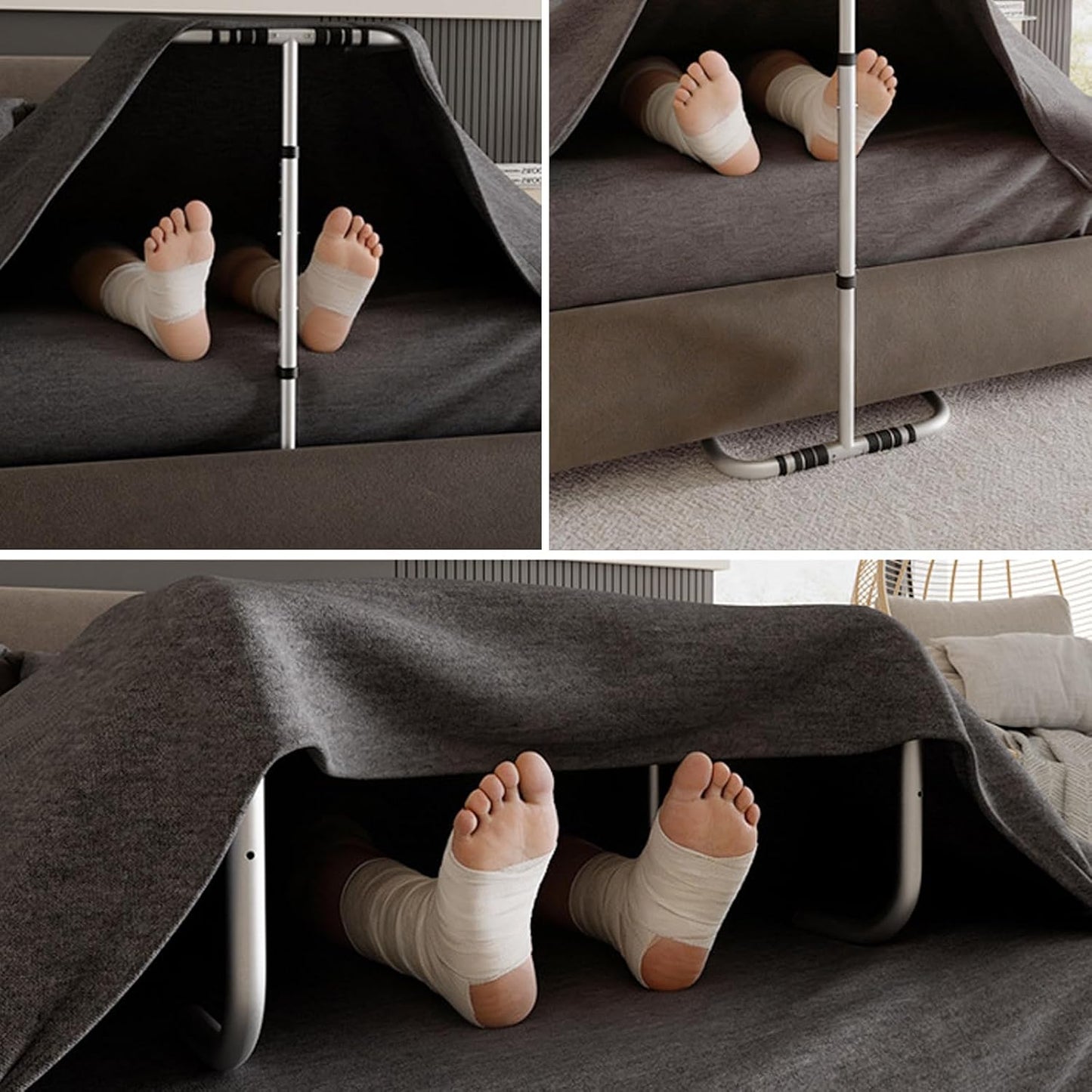 Blanket Lifter, 2nd Gen Upgraded, Leg Lifter for After Knee Surgery, Adjustable Aluminum, for Leg Knee Ankle Post Surgery Recovery