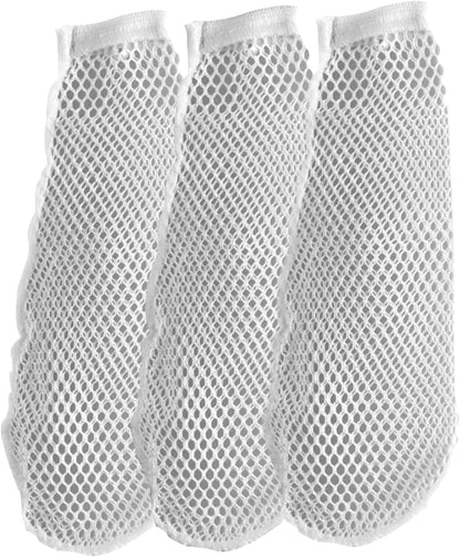Nylon Lint Trap for Washing Machine Drain Systems & Discharge Hoses - Fits All Washing Machines (3Pcs Nylon Velvet Collector and 3Pcs Tie Strap)
