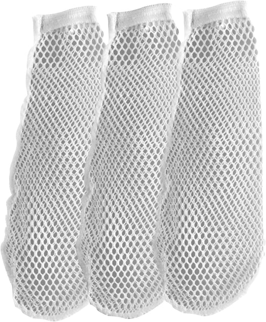 Nylon Lint Trap for Washing Machine Drain Systems & Discharge Hoses - Fits All Washing Machines (3Pcs Nylon Velvet Collector and 3Pcs Tie Strap)