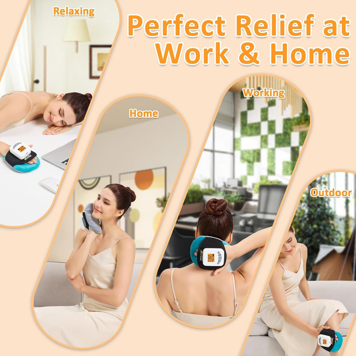 Feet Warmers, 5000mAh Rechargeable Foot &Ankle Heating Pad for Circulation
