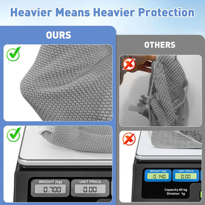 2 Pack XXL Shoe Washing Machine Bag, 700 GSM Heavy Duty Shoes Cleaning Bag with Anti-Tangle Mesh Pocket, 2 Adjustable Shoe Trees Keep Shape, Reusable Sneaker Laundry Bag for Frequent Wash, White