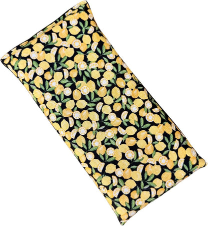 Large Microwave Heating Pad with Flax Seed, Scented or Unscented, Good for Back Pain or Cramps, Moist Heat Therapy or Ice Pack, Microwavable Bean Bag, 6" x 12" (Mushroom, Lavender & Peppermint)