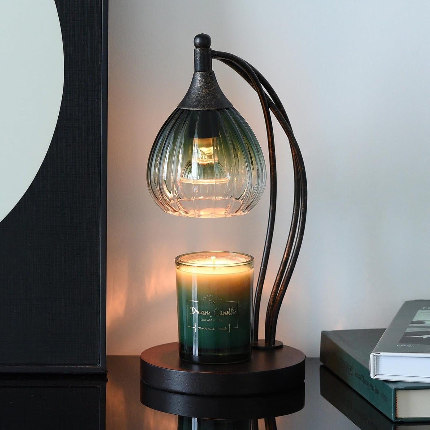 Candle Warmer Lamp with Timer and Dimmer - Electric Melter for Scented Jar Candles - Housewarming, New Home Decor