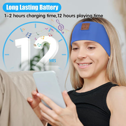 2-Pack Sleeping Headphones, Headband Headphones for Side Sleepers