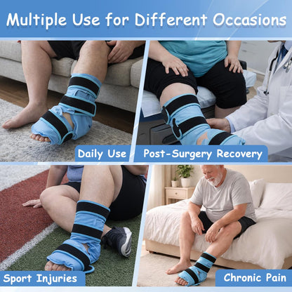 King Mills Ice Ankle Wrap, Plantar Fasciitis Ice Pack, Foot & Heel Relief