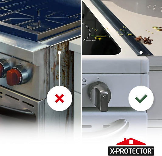 Silicone Stove Gap Cover X-Protector - 50" x 1" Premium Counter Gap Filler