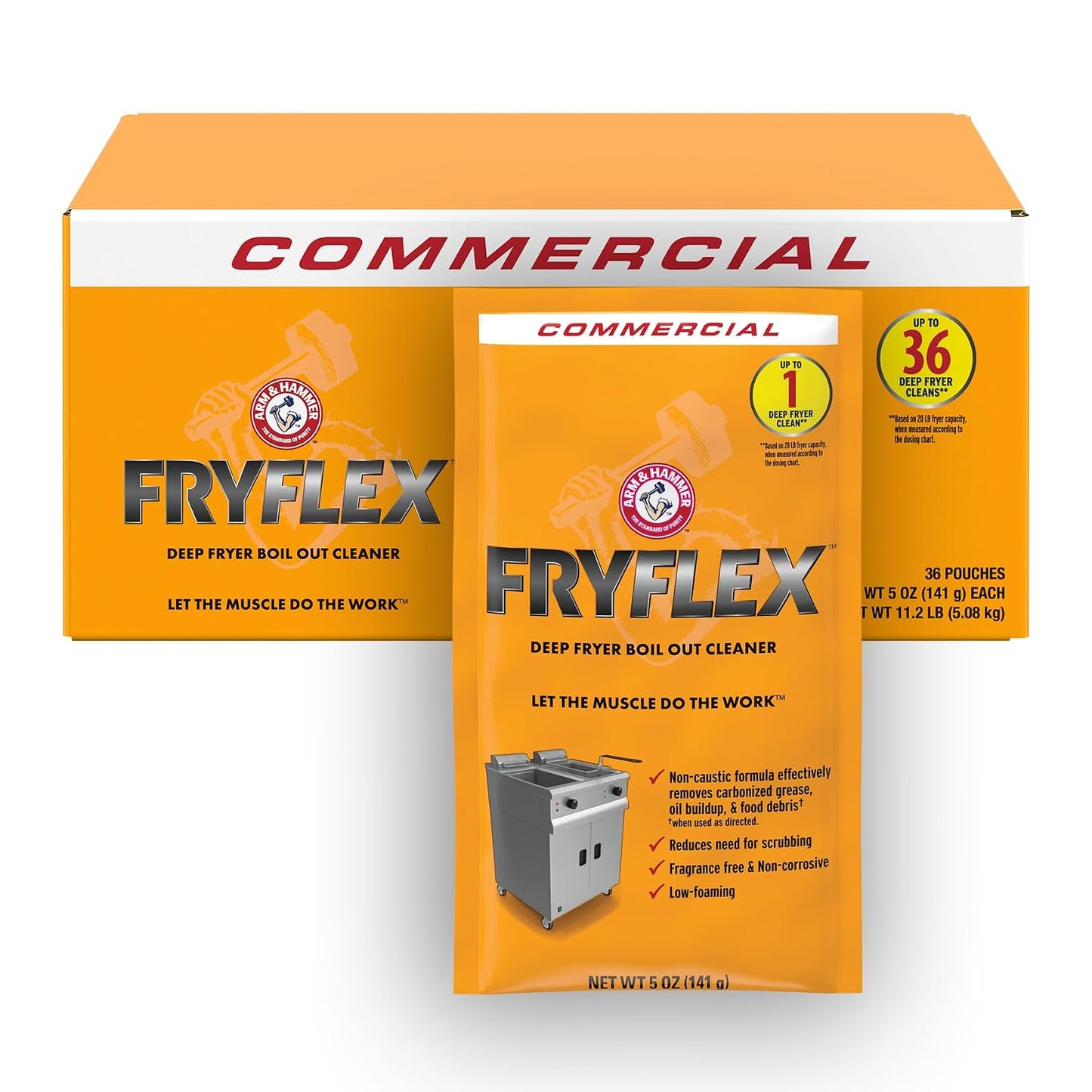 Arm & Hammer Fryflex Deep Fryer Boil Out Cleaner - 36 ct. (5 oz.)