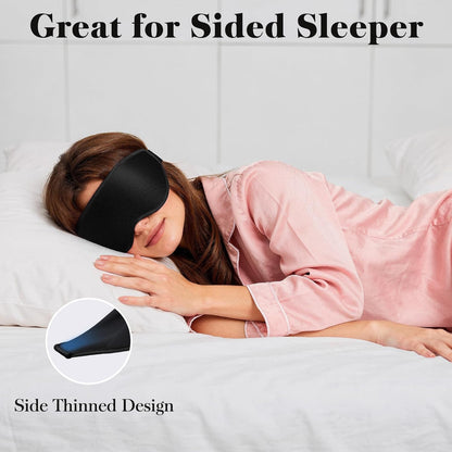 Fygrip 3D Eye Mask Sleep Mask for Men & Women, Black