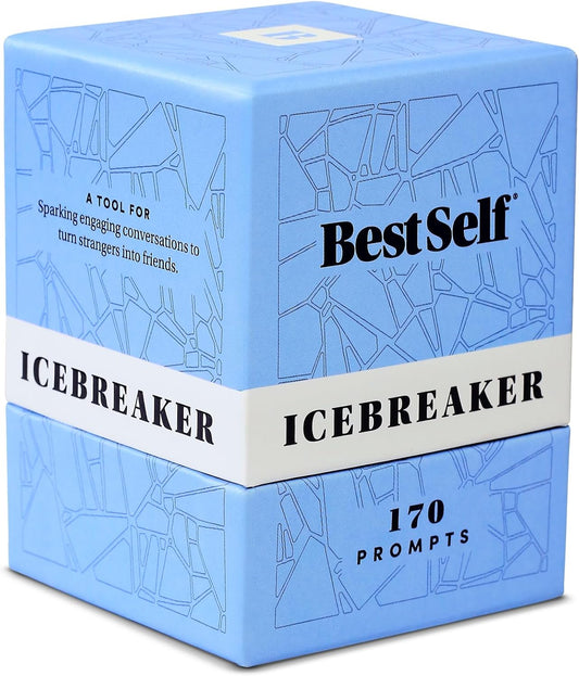 BestSelf Icebreaker Deck – 170 Ice Breaker Cards for Adults, Work & Groups