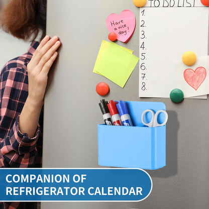 Camelmother 2Pcs Magnetic Dry Erase Marker Holder For Whiteboard Fridge | 2Slots Locker Accessories Teacher Classroom Must Haves Fridge magnets