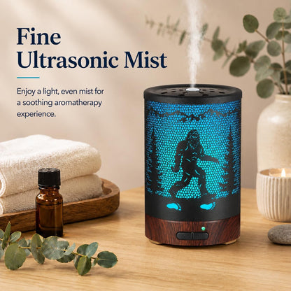Tree Essential Oils Diffuser for Home 150ML Aromatherapy Diffuser | Birthday Gifts for Women mom,Metal Cool Mist Humidifier with 7 Colors Lights Waterless Auto Off Air Diffusers