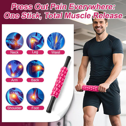 Massage Roller, Muscle Roller Stick, Therapy Roller Stick for Legs, Calf, Thigh, Lipo Roller for Relief Muscles, Deep Tissue Massage Rolling Pin for Trigger Points, Help Sore Muscle Recovery