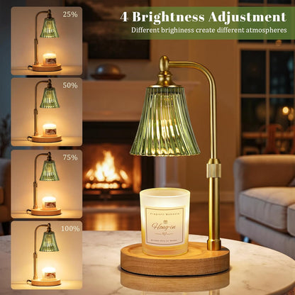 Hong-in Candle Warmer Lamp with Timer,Birthday Gifts for Women Mom Sister