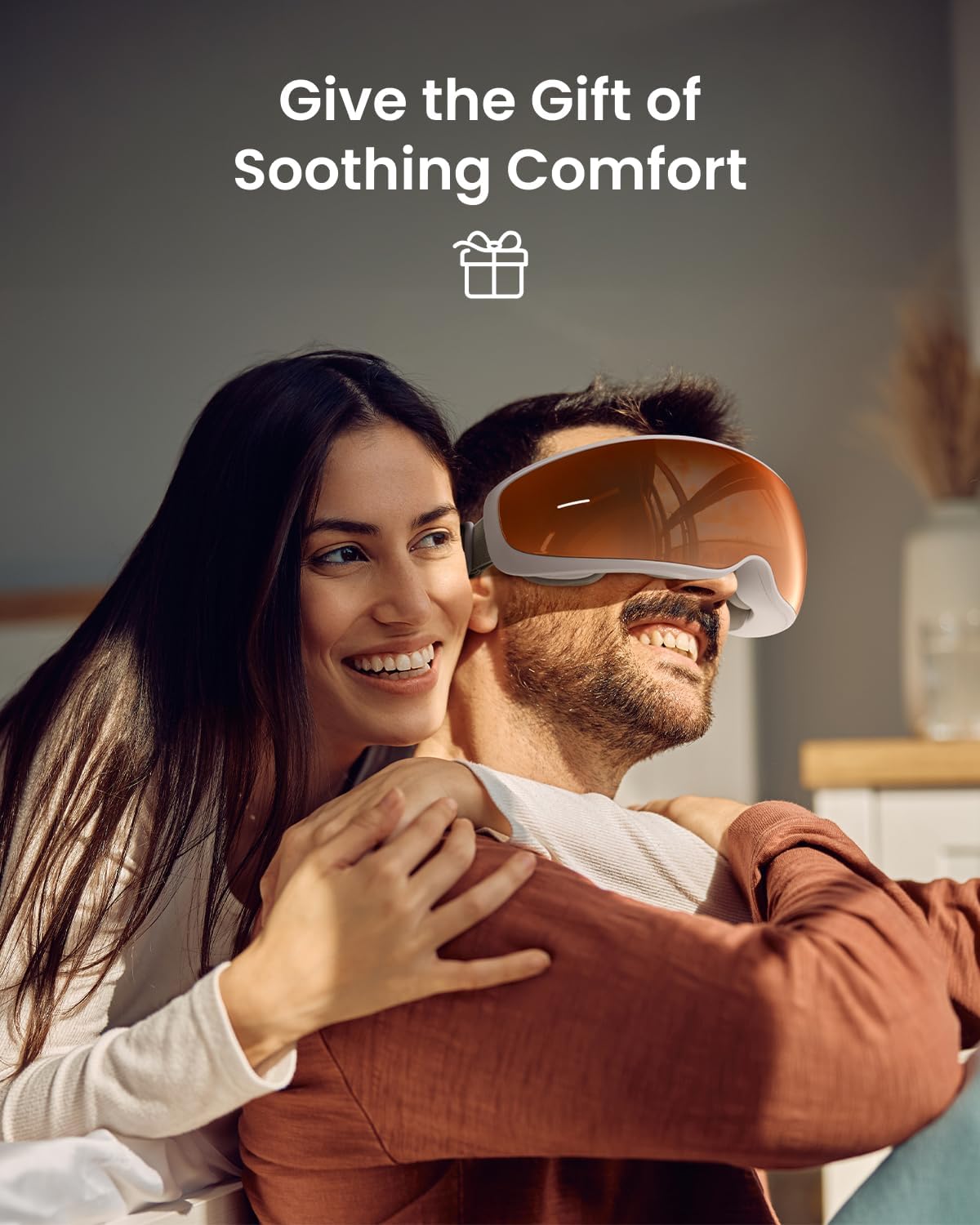 RENPHO Eyeris 3 Eye Massager with Heat and Cooling, Massaging Eye Mask | Voice Control, Vibration & Compression Massager for Dry Eyes & Head Tension, FSA Eligible HSA, Gifts for Women & Men
