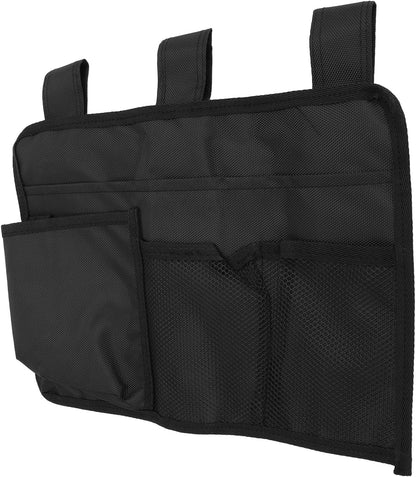 Buachois Hanging Bedside Caddy, Bedside Storage Organizer with 4 Pocket