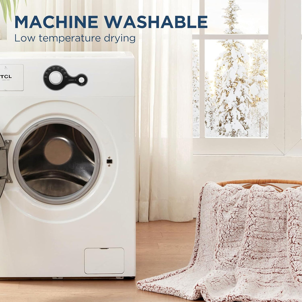 Westinghouse Electric Blanket Heated Throw, 6 Heat Settings, Grey