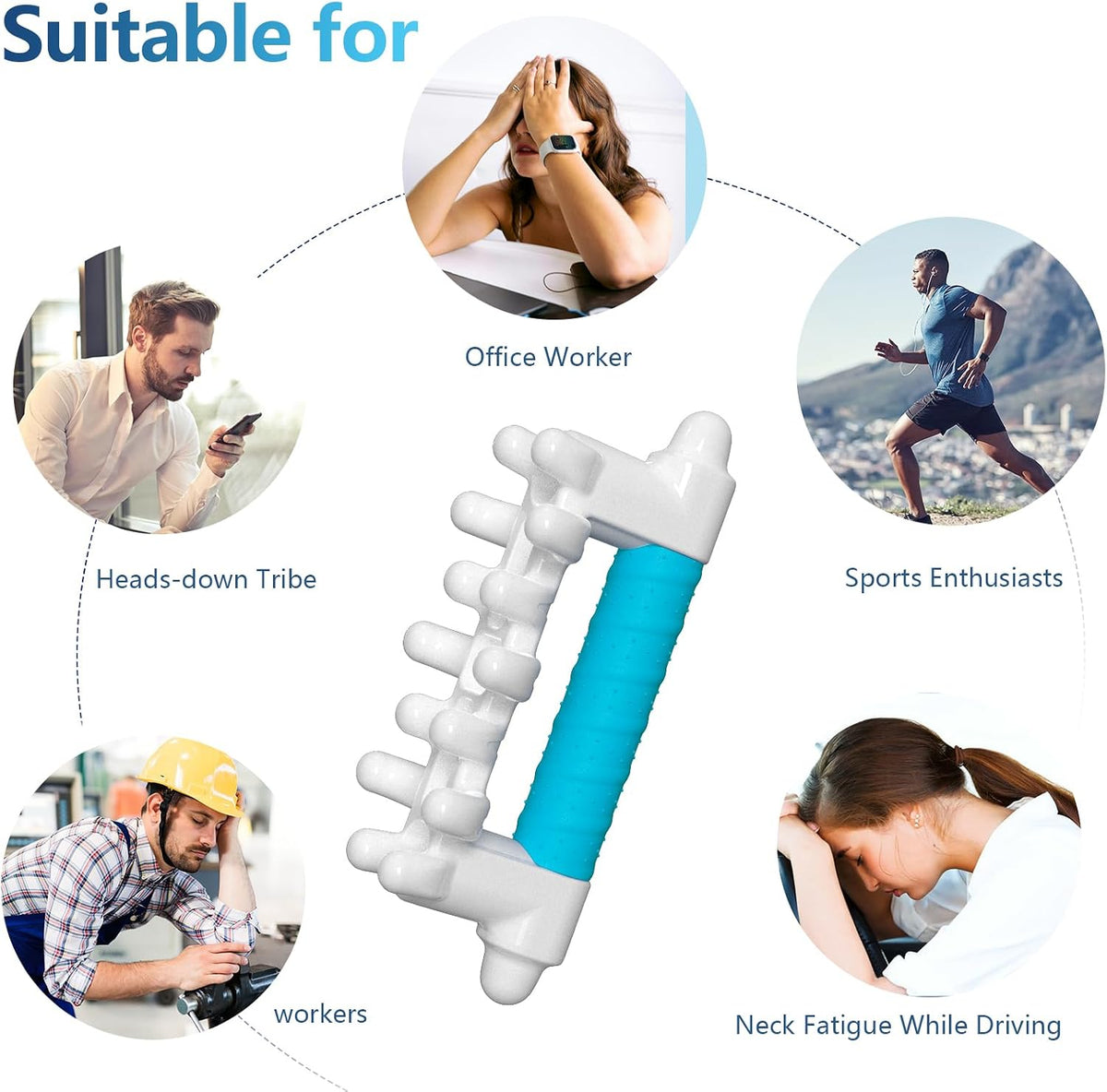 Fascia Massage Tool Blaster for Cellulite,Handheld Myofascial Release Tool for Deep Tissue Massage,Trigger Point Massage Tool for Manual Massage of Neck & Back