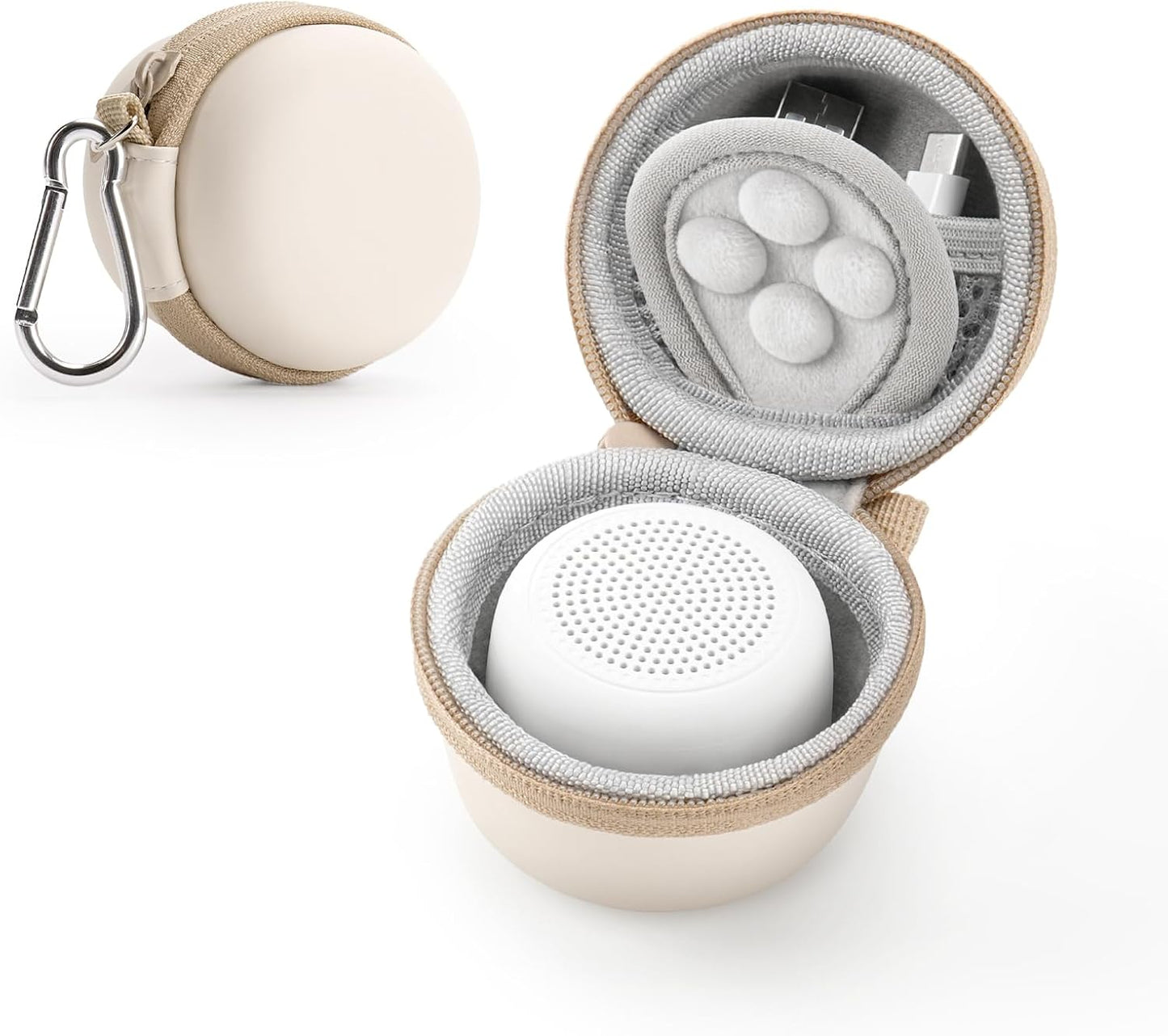 Carrying Case for Babelio White Noise Machine, Compact Travel Storage Bag | Mini Sound Machine Protective Case, Scratches Shockproof Waterproof, Only Case